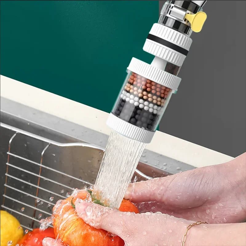 (৪পিস) - 360° Rotatable 6-Layer Faucet Water Filter